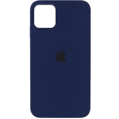 Чохол Silicone Case Full Protective (AA) для Apple iPhone 13 Pro (6.1 "), Синий / Deep navy