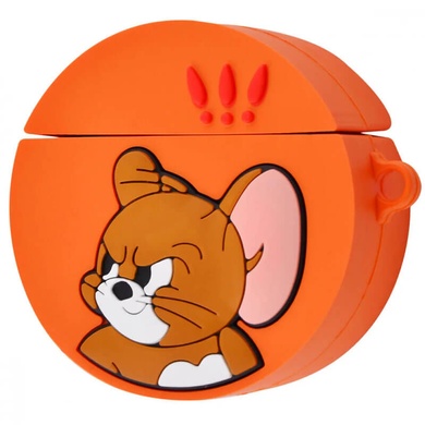 Силиконовый футляр Tom & Jerry series Ver.2 для наушников AirPods 1/2 Jerry