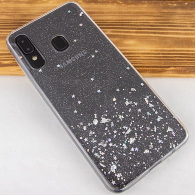 TPU чохол Star Glitter для Samsung Galaxy A20 / A30, Прозрачный