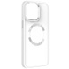 TPU чехол Bonbon Metal Style with MagSafe для Samsung Galaxy S22+ Белый / White