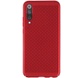 Ультратонкий дышащий чехол Grid case для Xiaomi Mi 9 Красный