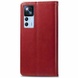 Кожаный чехол книжка GETMAN Gallant (PU) для Xiaomi 12T / 12T Pro Красный