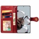 Шкіряний чохол книжка GETMAN Gallant (PU) для Xiaomi 12T / 12T Pro, Червоний