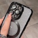 TPU чехол Delight case with MagSafe с защитными линзами на камеру для Apple iPhone 14 Pro (6.1") Черный / Black