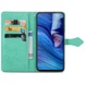 Шкіряний чохол (книжка) Art Case з візитницею для Xiaomi Redmi Note 10 5G / Poco M3 Pro, Бирюзовый