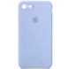 Чехол Silicone Case Square Full Camera Protective (AA) для Apple iPhone 6/6s (4.7") Голубой / Lilac Blue