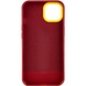 Чехол TPU+PC Bichromatic для Apple iPhone 13 (6.1") Brown burgundy / Yellow