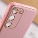 Шкіряний чохол Xshield для Samsung Galaxy S23 FE, Рожевий / Pink