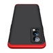Пластикова накладка GKK LikGus 360 градусів (opp) для OnePlus Nord 2 5G, Черный / Красный