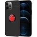 TPU чохол Deen ColorRing під магнітний тримач (opp) для Apple iPhone 12 Pro Max (6.7 "), Черный / Красный