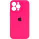 Чохол Silicone Case Full Camera Protective (AA) для Apple iPhone 15 Pro (6.1"), Рожевий / Barbie pink