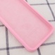 Чехол Silicone Case Square Full Camera Protective (AA) для Apple iPhone 11 Pro Max (6.5") Розовый / Light pink
