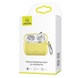 Силіконовий футляр USAMS US-BH568 Silicone Protective Cover для навушників AirPods Pro, Жовтий / Neon Yellow