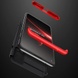Пластиковая накладка GKK LikGus 360 градусов (opp) для OnePlus Nord 2 5G Черный / Красный