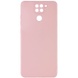 Силиконовый чехол Candy Full Camera для Xiaomi Redmi Note 9 / Redmi 10X Розовый / Pink Sand