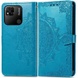 Кожаный чехол (книжка) Art Case с визитницей для Xiaomi Redmi 10C Синий