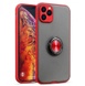 TPU-PC чехол Deen Shadow Ring series для Apple iPhone 11 Pro Max (6.5") Красный