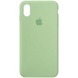 Чохол Silicone Case Full Protective (AA) для Apple iPhone XS Max (6.5 "), Зелений / Pistachio