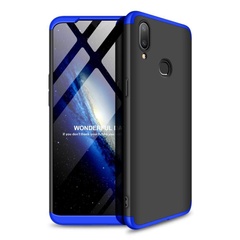 Пластиковая накладка GKK LikGus 360 градусов (opp) для Samsung Galaxy A10s Черный / Синий
