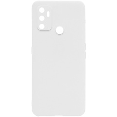 Силиконовый чехол Candy Full Camera для Oppo A53 / A32 / A33 Белый / White