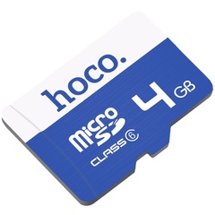 Карта пам'яті Hoco microSDHC 4GB TF high speed Card Class 10, Синій