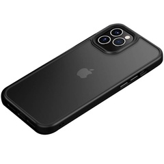TPU+PC чохол Metal Buttons для Apple iPhone 12 Pro Max (6.7"), Чорний