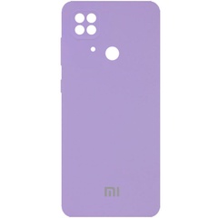 Чохол Silicone Cover Full Camera (AA) для Xiaomi Redmi 10C, Бузковий / Dasheen