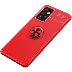 TPU чехол Deen ColorRing под магнитный держатель (opp) для Samsung Galaxy A73 5G Красный / Красный