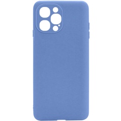Силіконовий чохол Candy Full Camera для Apple iPhone 12 Pro Max (6.7"), Блакитний / Mist blue