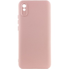 Чехол Silicone Cover Lakshmi Full Camera (AAA) для Xiaomi Redmi 9A Розовый / Pink Sand