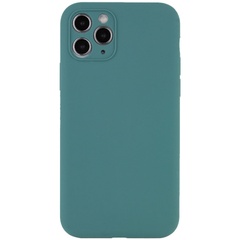 Чохол Silicone Case Full Camera Protective (AA) NO LOGO для Apple iPhone 12 Pro Max (6.7"), Зелений / Pine green