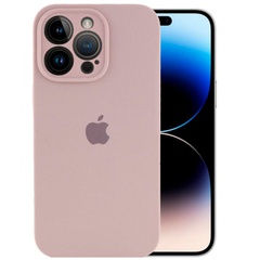Чехол Silicone Case Full Camera Protective (AA) для Apple iPhone 14 Pro (6.1") Серый / Lavender