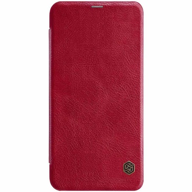 Кожаный чехол (книжка) Nillkin Qin Series для Samsung Galaxy S10 Lite Красный