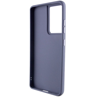 TPU чехол Bonbon Metal Style with MagSafe для Samsung Galaxy S24 Ultra Серый / Lavender