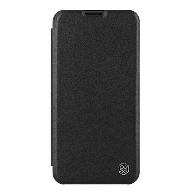 Кожаный чехол (книжка) Nillkin Qin Pro Plain Camshield для Apple iPhone 14 Pro (6.1") Черный