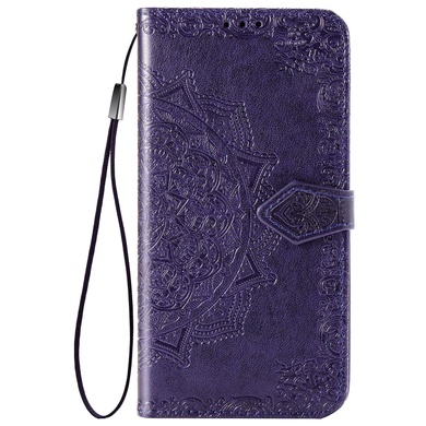 Кожаный чехол (книжка) Art Case с визитницей для Xiaomi Poco X5 5G / Redmi Note 12 5G Фиолетовый