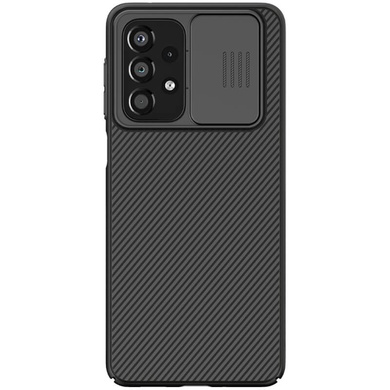Карбонова накладка Nillkin Camshield (шторка на камеру) для Samsung Galaxy A33 5G, Чорний / Black
