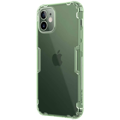 TPU чехол Nillkin Nature Series для Apple iPhone 12 mini (5.4") Темно-зеленый (прозрачный)