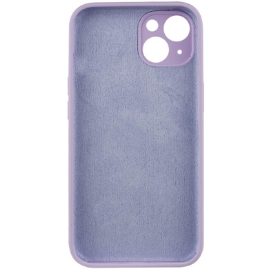 Чехол Silicone Case Full Camera Protective (AA) NO LOGO для Apple iPhone 14 (6.1") Сиреневый / Lilac
