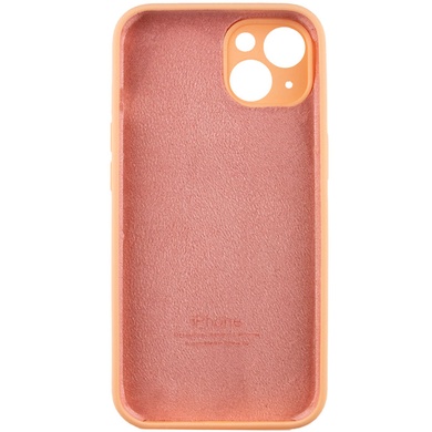Чехол Silicone Case Full Camera Protective (AA) для Apple iPhone 15 Plus (6.7") Оранжевый / Cantaloupe