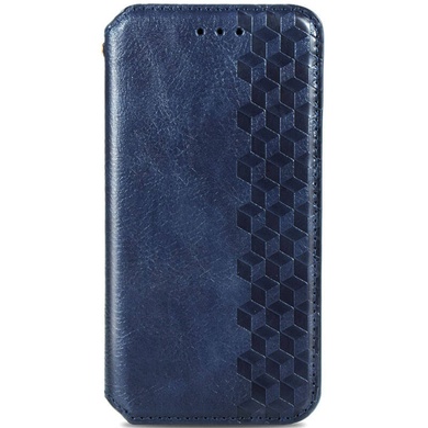 Шкіряний чохол книжка GETMAN Cubic (PU) для Samsung Galaxy S20 FE, Синій