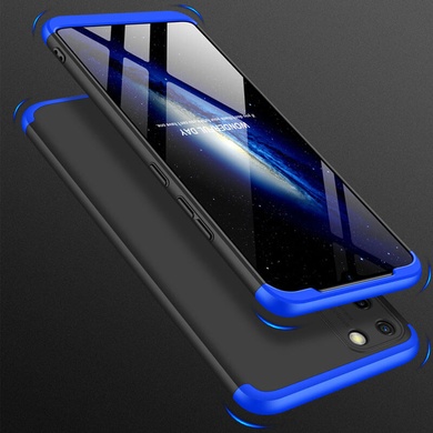 Пластиковая накладка GKK LikGus 360 градусов (opp) для Realme C11 (2020) Черный / Синий