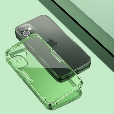 TPU чохол Nillkin Nature Series для Apple iPhone 12 mini (5.4"), Темно-зеленый (прозрачный)