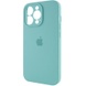 Чехол Silicone Case Full Camera Protective (AA) для Apple iPhone 14 Pro Max (6.7") Бирюзовый / Marine Green