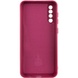 Чехол Silicone Cover Lakshmi Full Camera (A) для Samsung Galaxy A50 (A505F) / A50s / A30s Бордовый / Marsala