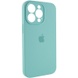 Чехол Silicone Case Full Camera Protective (AA) для Apple iPhone 14 Pro Max (6.7") Бирюзовый / Marine Green