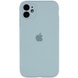 Чехол Silicone Case Square Full Camera Protective (AA) для Apple iPhone 11 (6.1") Голубой / Mist blue