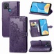 Кожаный чехол (книжка) Art Case с визитницей для Oppo A15 / A15s Фиолетовый