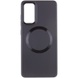 TPU чохол Bonbon Metal Style with MagSafe для Samsung Galaxy S23+, Чорний / Black
