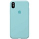 Чохол Silicone Case Full Protective (AA) для Apple iPhone XS Max (6.5 "), Бирюзовый / Turquoise
